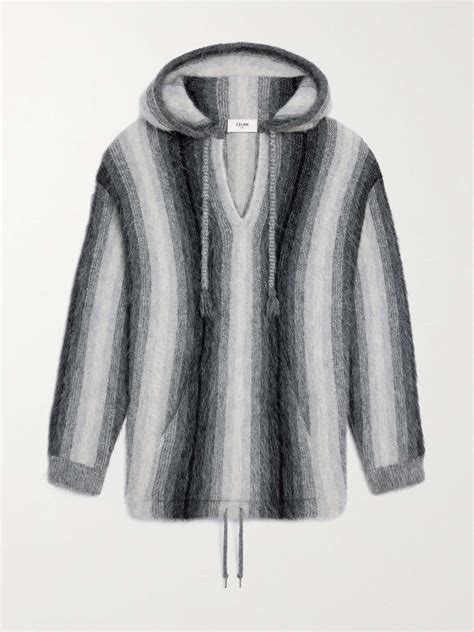 Celine Baja Striped Alpaca And Wool